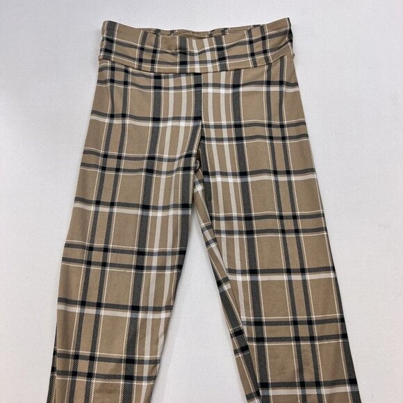 Eye Candy Womens Multicolor Plaid Ankle Leggings Size Small - Picture 1 of 8
